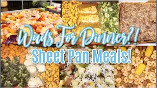 What's For Dinner?! 7 Sheet Pan Meal Ideas & Recipes And A Sheet Pan Dessert! New Delicious Recipes