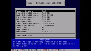 Installing TurboC++ on FreeDOS