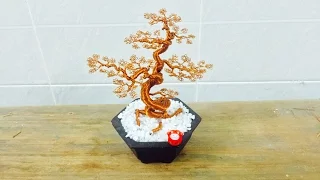 [Bonsai Handmade]How To Make Bonsai Tree Wire Copper