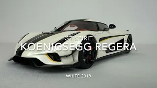 GT Spirit 1:18 Koenigsegg Regera White 2018 Unveiled | Model Universe