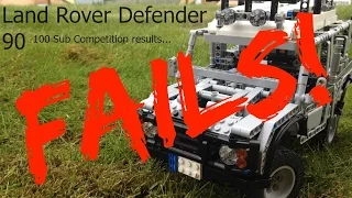 Lego Technic Land Rover Defender Fails/Crashes