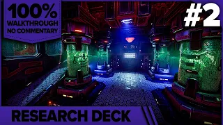 System Shock 1 Remake 100% Cinematic Walkthrough (Hard, All Collectibles) 02 RESEARCH DECK