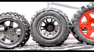 TRAXXAS X MAXX TIRES **UPGRADE** - A LOOK @ 5 DIFFERENT SETS