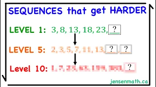 SEQUENCES that keep getting HARDER | How far can you get???