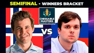 🔴 Winners Semifinals | Magnus Carlsen vs Vladimir Fedoseev | Chessable Masters 2024