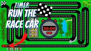Timer - 20 Minute Car Race Without Music🏎🏁
