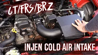 INJEN Cold Air Intake GT86/FRS/BRZ  || Original vs Injen Open & Closed Sound