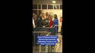 Iowa Attorney General Brenna Bird spotted at Trump trial