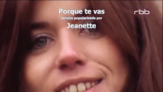 Jeanette   Porque te vas    Karaoke