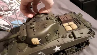 1:16 RC M4A3 Sherman 105mm Main Battle Tank Model Build!