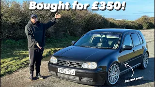 CHEAP HIGH MILEAGE HERO VW GOLF! Should you?