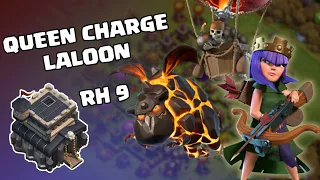 CoC | RH 9 - Queen Charge LaLoon Angriffsstrategie