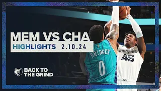 Memphis Grizzlies Highlights vs. Charlotte Hornets