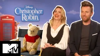 How To Do Winnie The Pooh’s Voice | Disney’s Christopher Robin Cast | MTV Movies