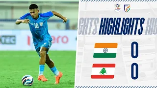 India 0-0 Lebanon | Hero Intercontinental Cup 2023 | Full Highlights