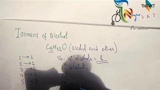 Find number of isomers of alcohol and ether || tntvkt tricks series || 1°,2°,3° alcohol finding