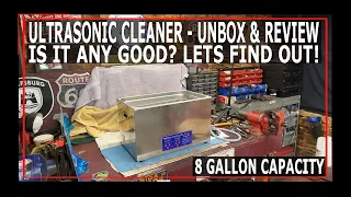 Ultrasonic Cleaner Unbox & Review - 30L - VW beetle dual port head cleaning - X-LARGE Tank