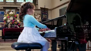 Alicia Barnea Choi performs C. P. E. Bach's Polonaise in G minor, BWV Anh. 125