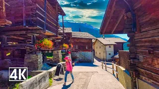 St-Luc Switzerland 🇨🇭 an ancient village with a majestic panorama