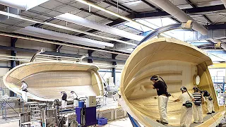 Inside Super Luxurious Boat And Yacht Factory | Manufacturing Process From Start To Finish