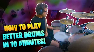 FREE Drum Lesson: How to Play Better Drums In 10 Minutes  (Paul Monroe)