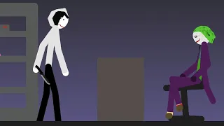 Jeff The Killer VS Joker - Stickman Animation