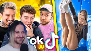 REACTION auf TIKTOKS, die SEHR SPORTLICH sind... mit JU und REZO 😳 | #reactionnaut