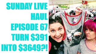 Turn $391 Into $3649?! Sunday Live Haul What Sold On Vacation Ep 67