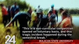 24 Oras: Bulacan State University, nakikiramay sa pamilya ng dalawang nalunod na estudyante