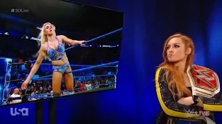 Becky Lynch Backstage Segment SmackDown Todady 4/24/2019 HD