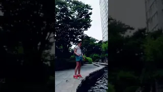 분수에서 놀기!♡🏊‍♂️