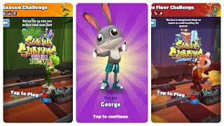 Subway Surfers Ireland 2024 Season Hunt Reward George vs Lucky vs Red Panda