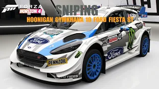 Forza Horizon 4: Sniping a Hoonigan Gymkhana 10 Ford Fiesta ST