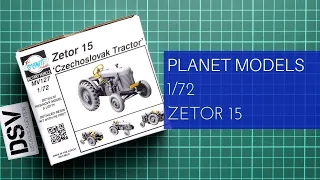 Planet Models 1/72 Zetor 15 (MV127) Review