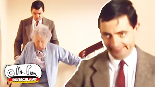 Probleme, die Treppe hinunter zu gehen | Lustige Clips | Mr Bean Deutschland