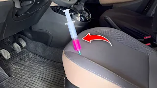 Why Shrewd Drivers Put Syringe in Car Seat? Car Hacks Will Make Your Car Level 100