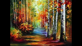 Autumn Melody (and a Painting by Leonid Afremov)