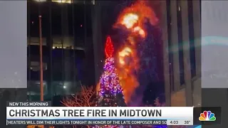 Man Accused of Lighting Midtown Fox News Christmas Tree on Fire