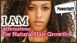 Grow Natural Hair LONG & FAST w/ Mind Magic 🎧 Positive Affirmations Hypnosis (Morning Inspiration)
