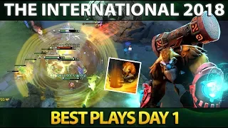 Best Plays Main Event Day 1 - The International 2018 - Dota 2 #TI8