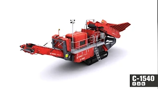 Terex Finlay C 1540 animation