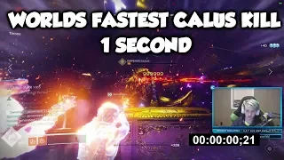 1 SECOND CALUS KILL! [No Glitches/Exploits] | Destiny 2