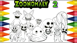 Zoonomaly Coloring Pages / Ho To COLOR ALL BOSSES and MONSTERS from ZOONOMALY game / NCS MUSIC
