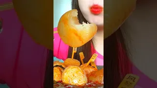 Tteokbokki Glass Noodles 🍜 ASMR MUKBANG #jina #shorts