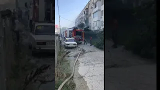 Судак Пожар ул .Айвазовского .Без пострадавших