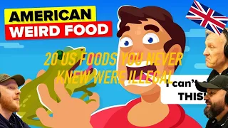 20 US Foods You Never Knew Were Illegal To Eat REACTION!! | OFFICE BLOKES REACT!!