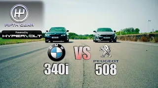 Peugeot 508 Sport Engineered vs BMW 340i | Fifth Gear