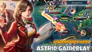 Astrid Jungle Pro Gameplay | Underrated Champ Carry | Arena of Valor Liên Quân mobile CoT