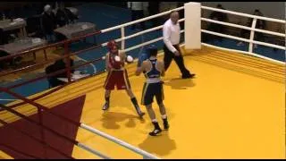 D. Mikalauskas vs. E. Lisauskas (46 kg). 2012 year Z. Katilius international boxing tournament