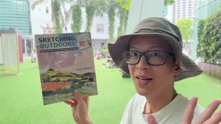 Book Review: Sketching Outdoors by Barry Herniman (and a sketchwalk)